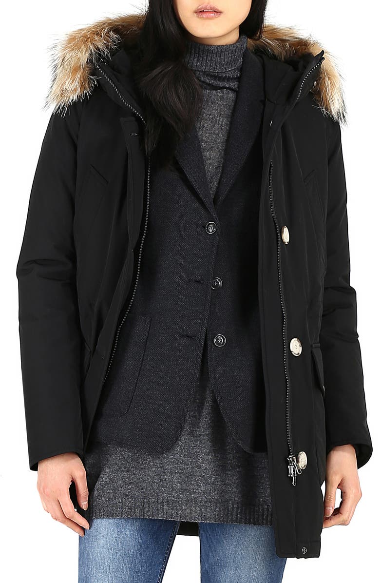 Woolrich High Collar Arctic Down Parka With Genuine Coyote Fur Trim Nordstrom Woolrich High Collar Arctic Down Parka With Genuine Coyote Fur Trim Nordstrom