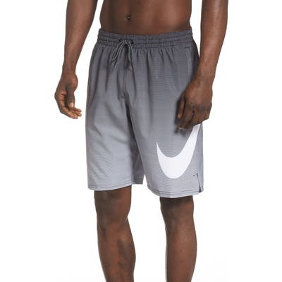 Nike Swoosh Vital Volley Swim Trunks, Black