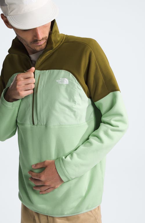 Shop The North Face Canyonlands High Altitude Half Zip Pullover In Misty Sage/forest Olive