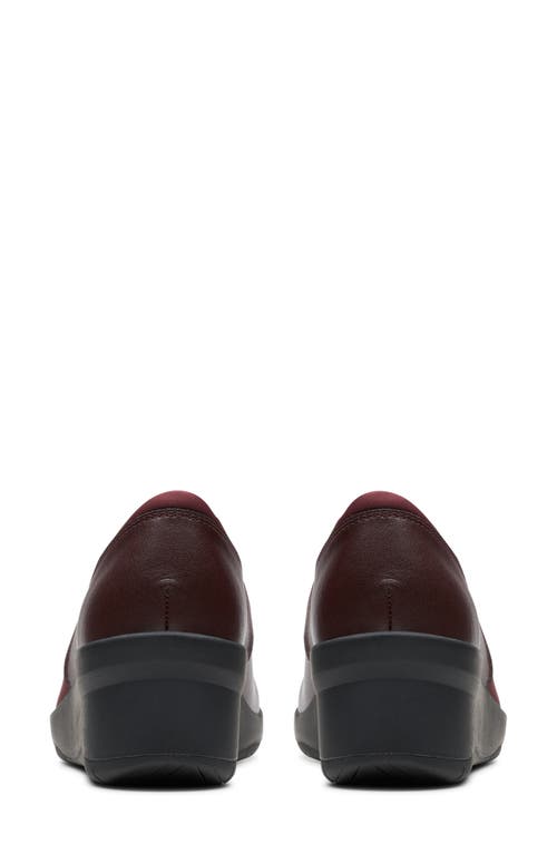 Clarks ® Suttyn Walk Loafer In Wine Leather