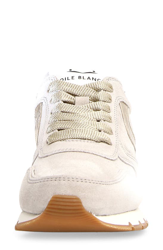 Shop Voile Blanche Julia Sneaker In Ice Platinum