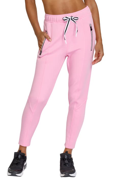 Buy INTUNE Pink Cotton Joggers for Women