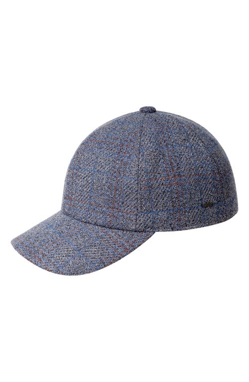 Shop Bailey Nesbit Plaid Baseball Cap With Convertible Earflaps In Navy Multi Plaid