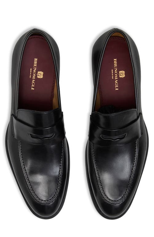 Shop Bruno Magli Payton Penny Loafer In Black