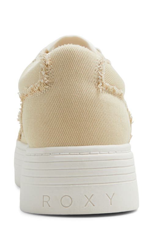 Shop Roxy Sheilahh 2.0 Platform Sneaker In Natural