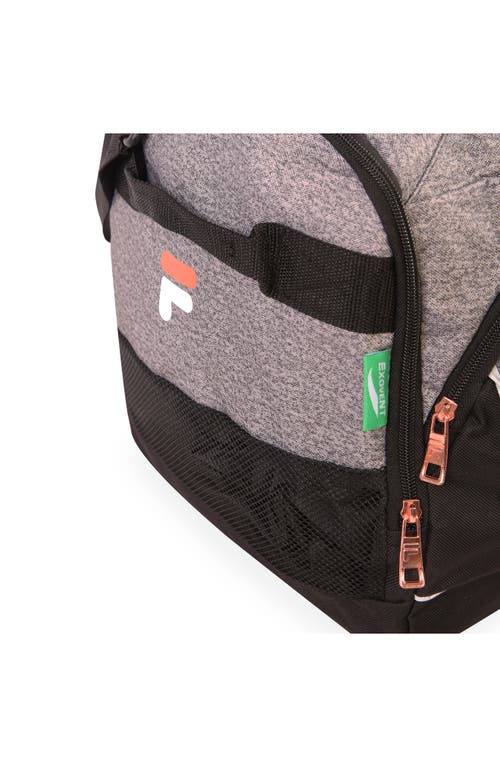 Fila Advantage 19-inch Duffle Bag In Heather/rose Gold