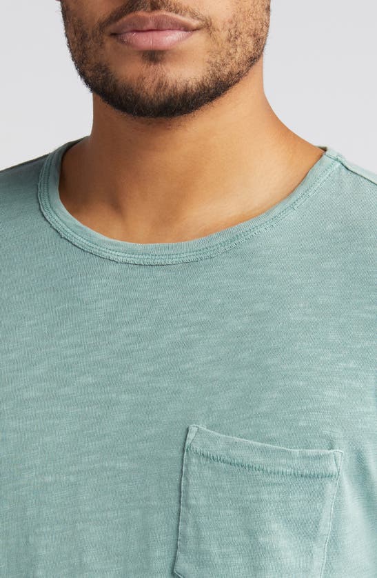 Shop Rails Skipper Slub Pocket T-shirt In Jade