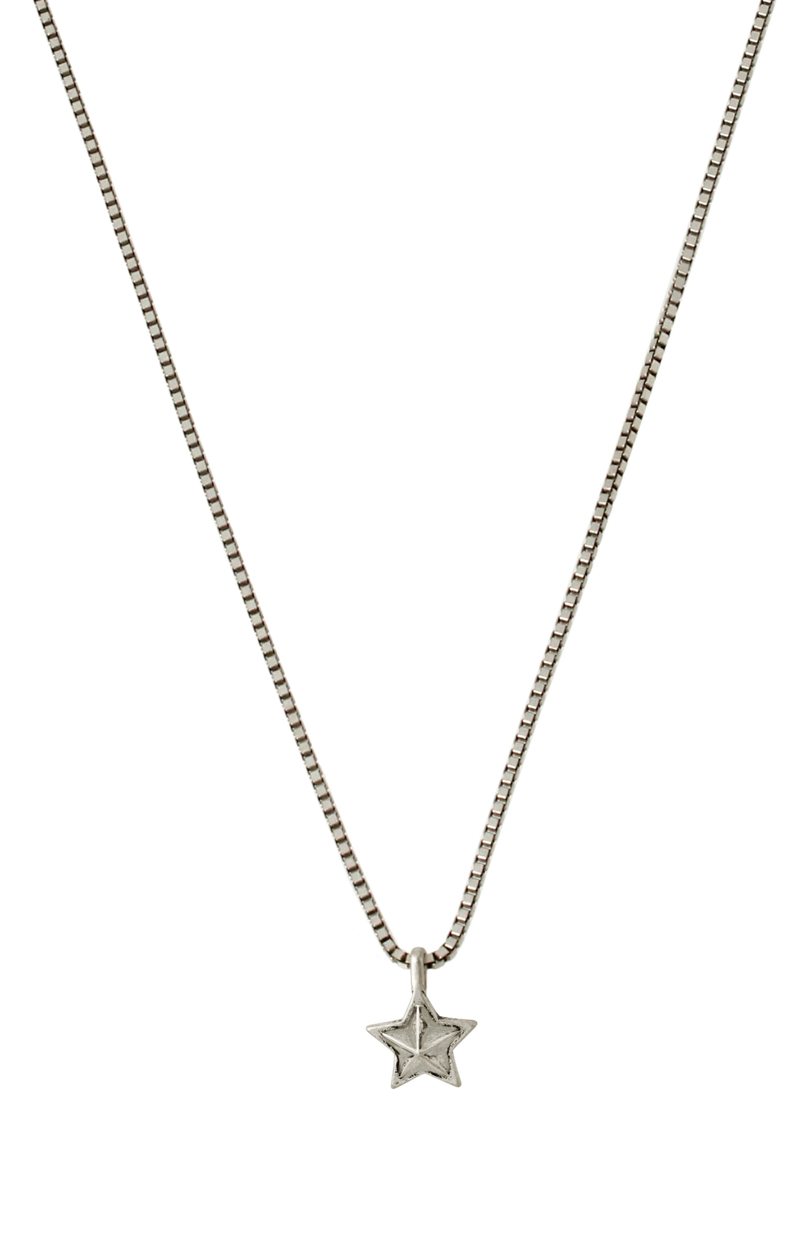 all saints star necklace