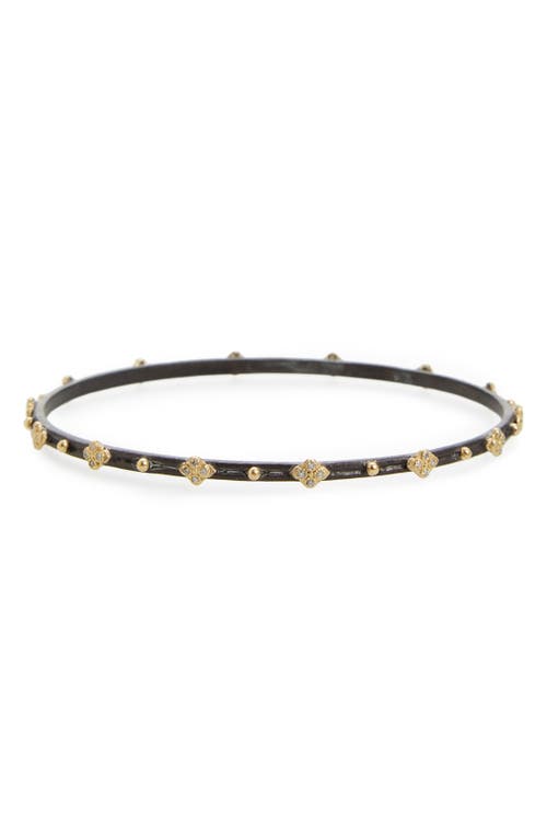 Armenta Old World Skinny Crivelli Diamond Bangle in Gold at Nordstrom