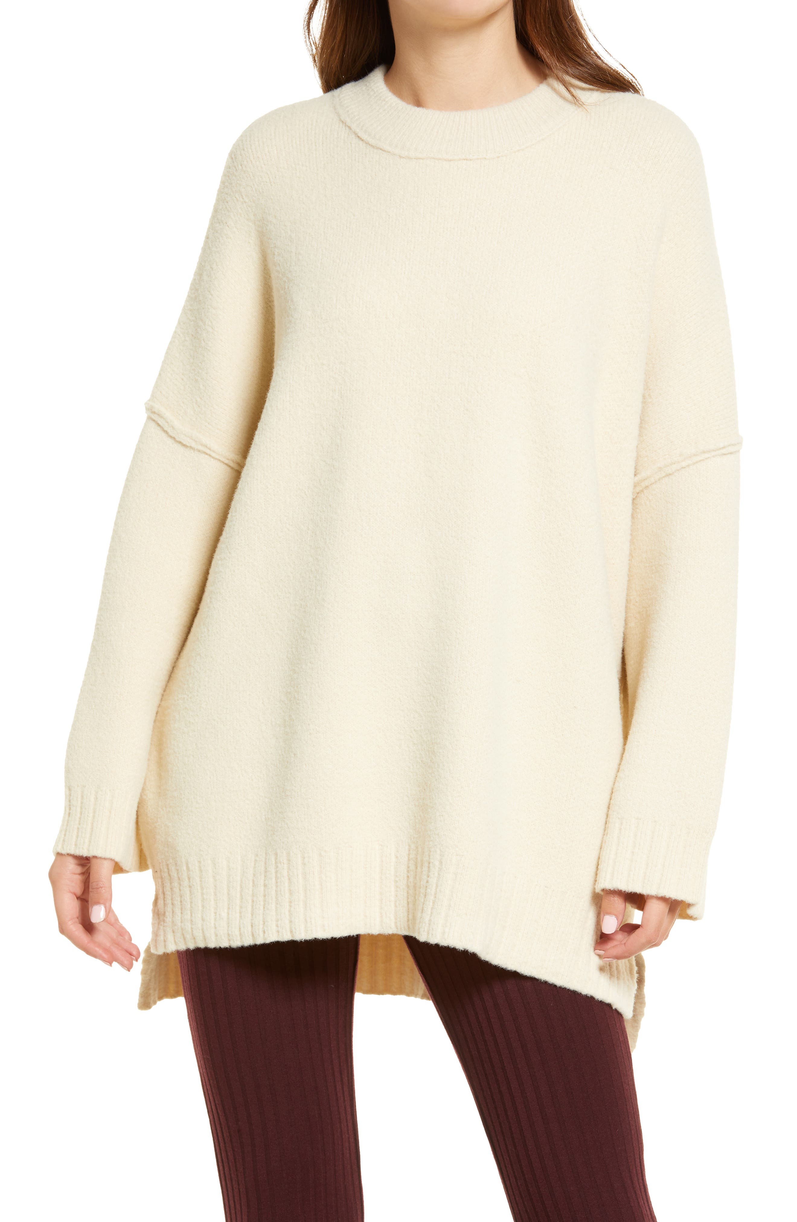 ivory tunic sweater