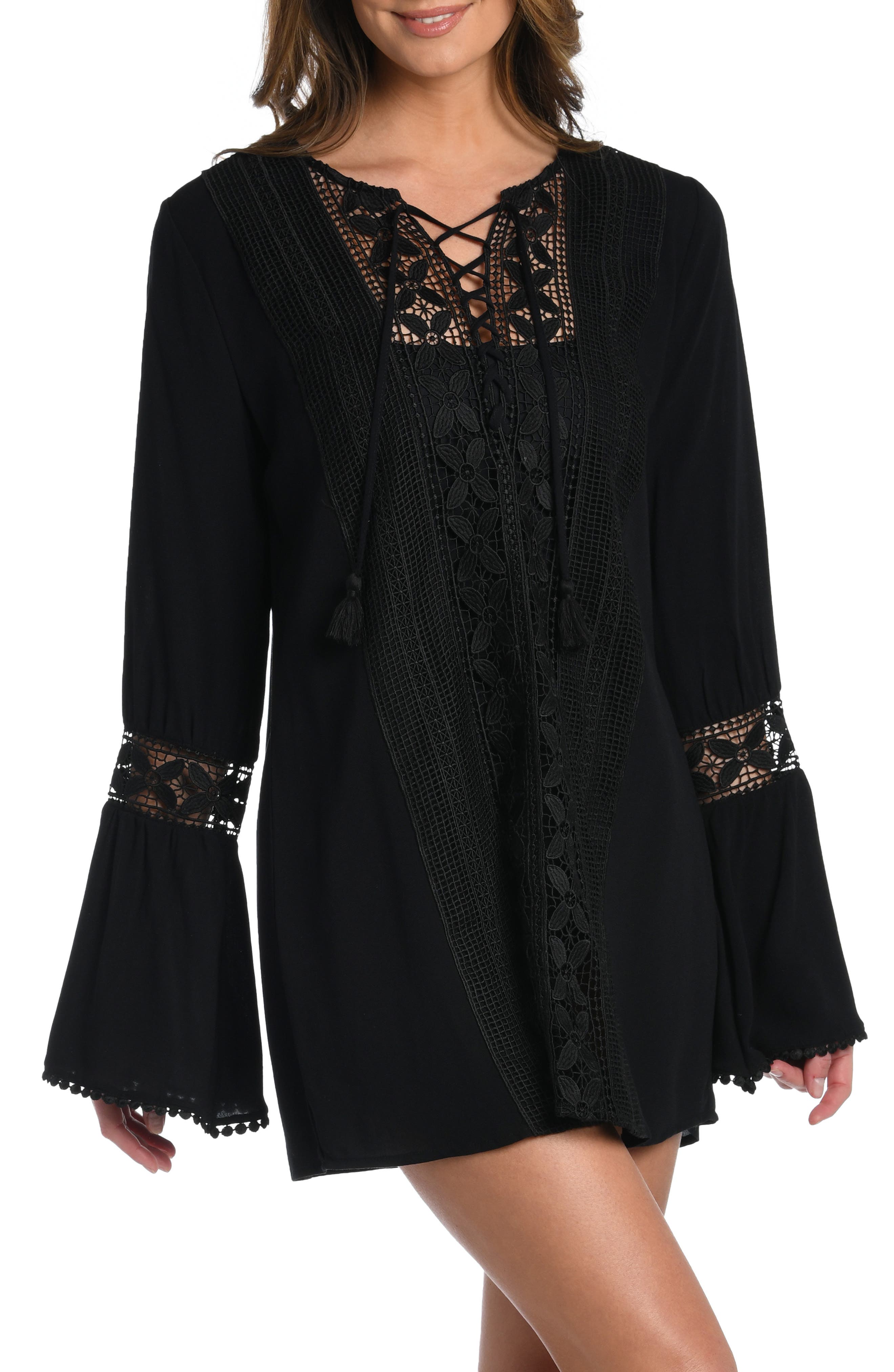 La Blanca Coastal Long Sleeve Cover-Up 