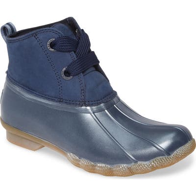 Sperry Saltwater Waterproof Rain Boot, Blue