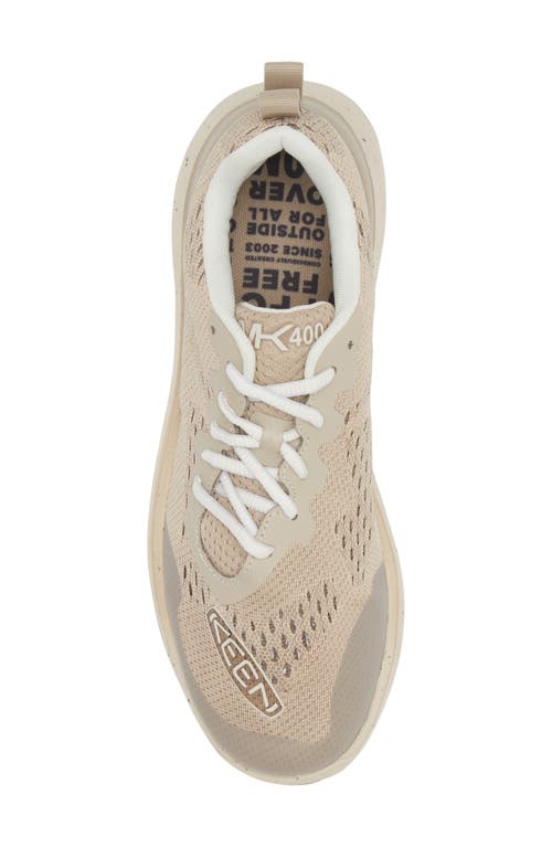 Keen Wk400 Walking Sneaker In Plaza Taupe/birch