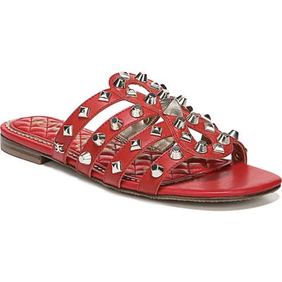 Sam Edelman Beatris Slide Sandal- Red