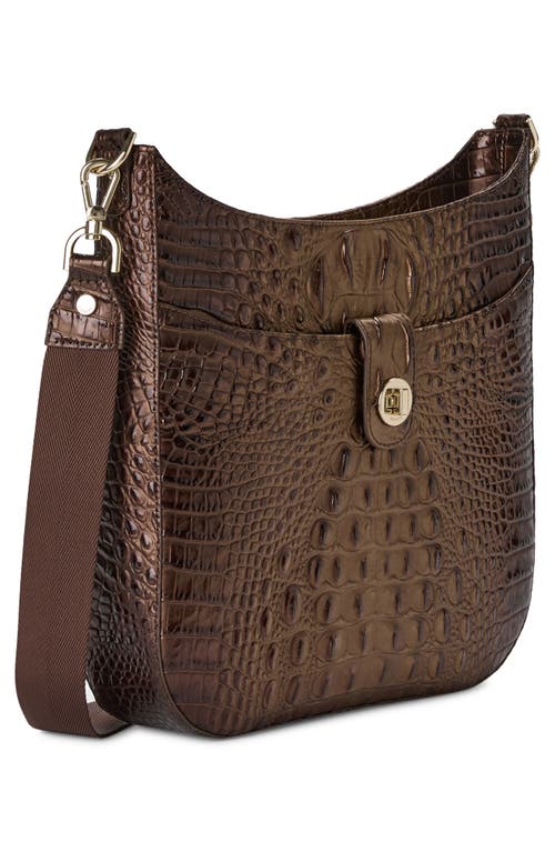 Shop Brahmin Leia Convertible Leather Crossbody Bag In Ganache