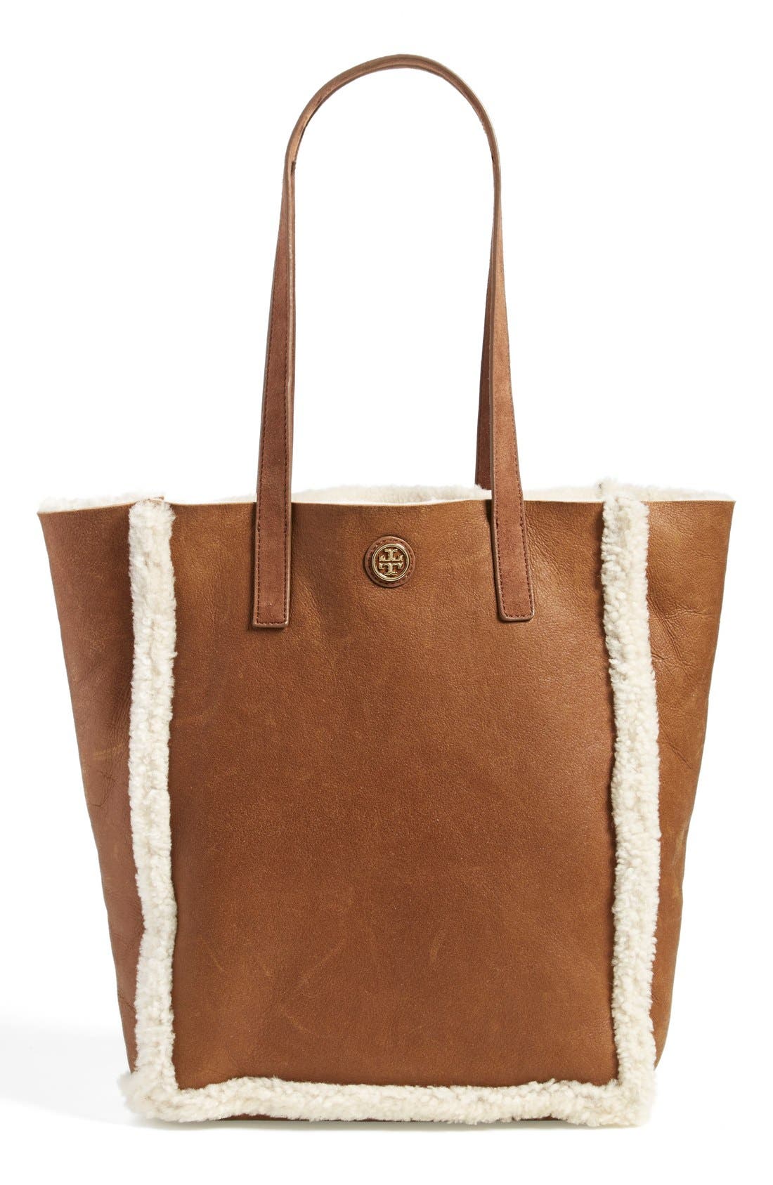 tory burch shearling bag