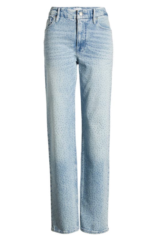 Shop Good American Good Icon High Waist Straight Leg Jeans In Indigo601