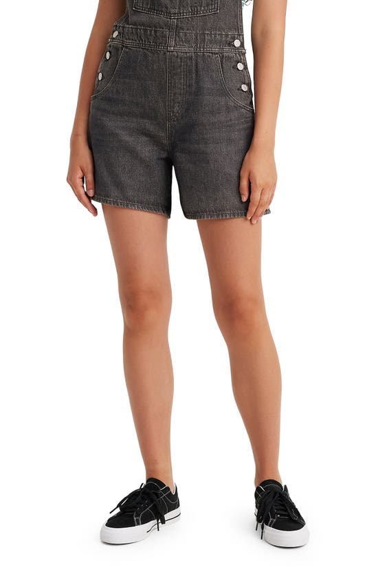 Shop Levi's Nonstretch Denim Shortalls In Loose Live Wire