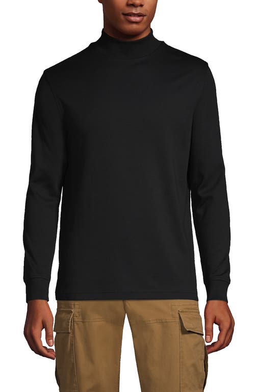 LANDS' END LANDS' END COTTON SUPIMA MOCK TURTLENECK 