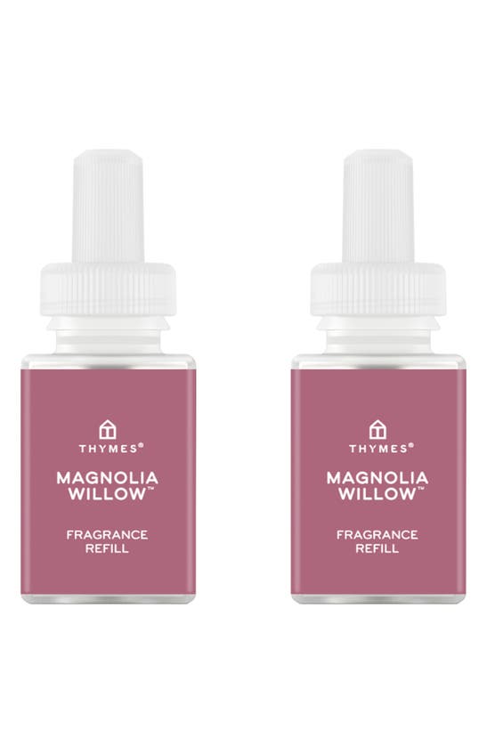 Pura X Thymes Frasier Fir 2-pack Diffuser Fragrance Refills In Pink