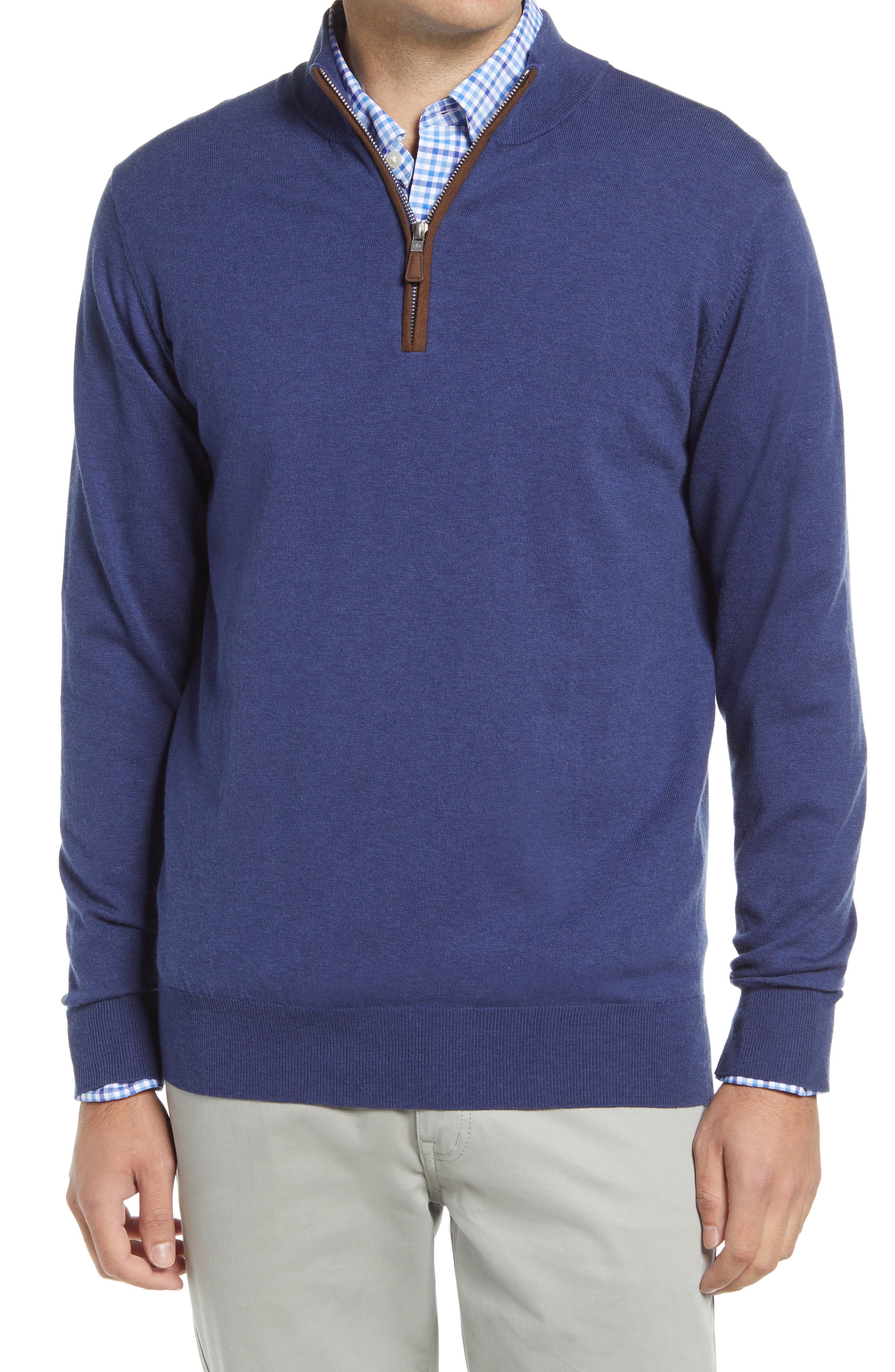 quarter zip pullover sweater