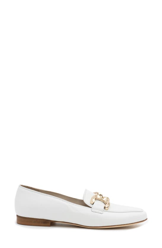 Amalfi By Rangoni Greve Loafer In White Parmasoft - Platinum Acc
