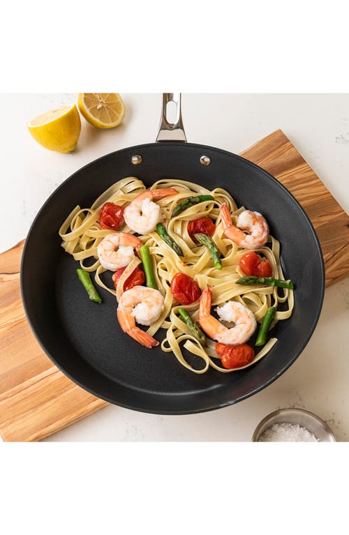 Clipper Viking Contemporary 12" Nonstick Fry Pan In Stainless Steel