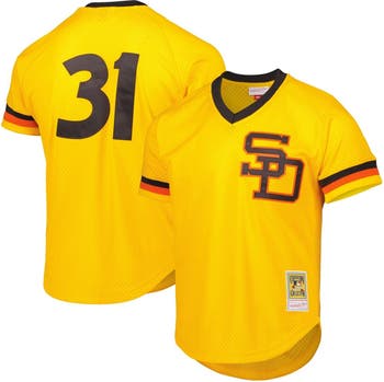 Mitchell & Ness Men's Mitchell & Ness Dave Winfield Gold San Diego Padres  Cooperstown Collection Mesh Batting Practice Jersey