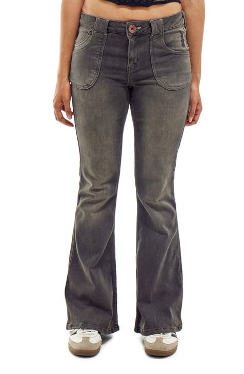 Women's Low Rise Flare Jeans