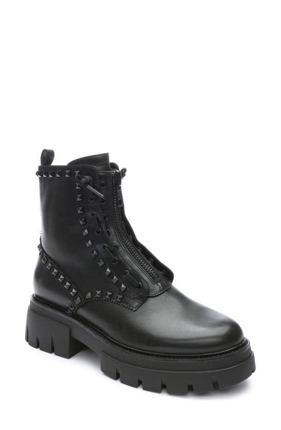 Click to view more detailed imagery on our partner's website Ash Lynch Studded Platform Boot In Black
