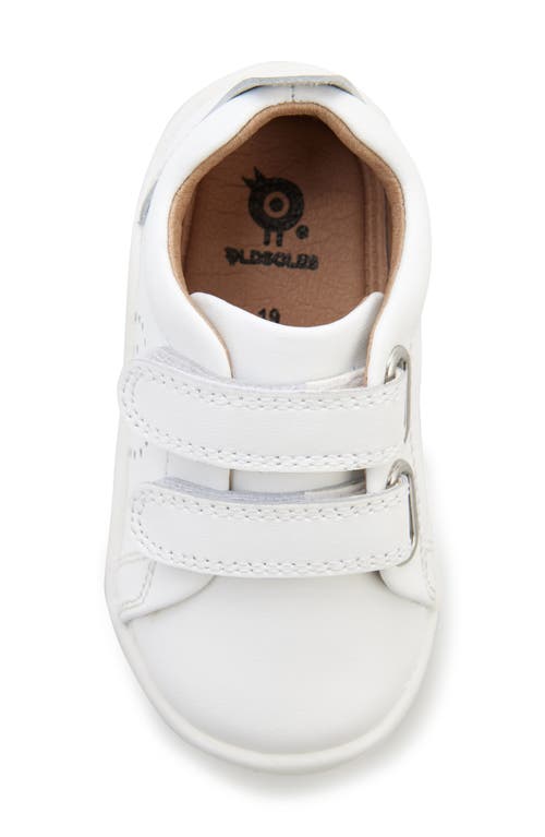 Old Soles Kids' Metallic Leather Sneaker In Snow