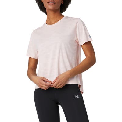 New Balance Speed Jacquard Shirt, Pink