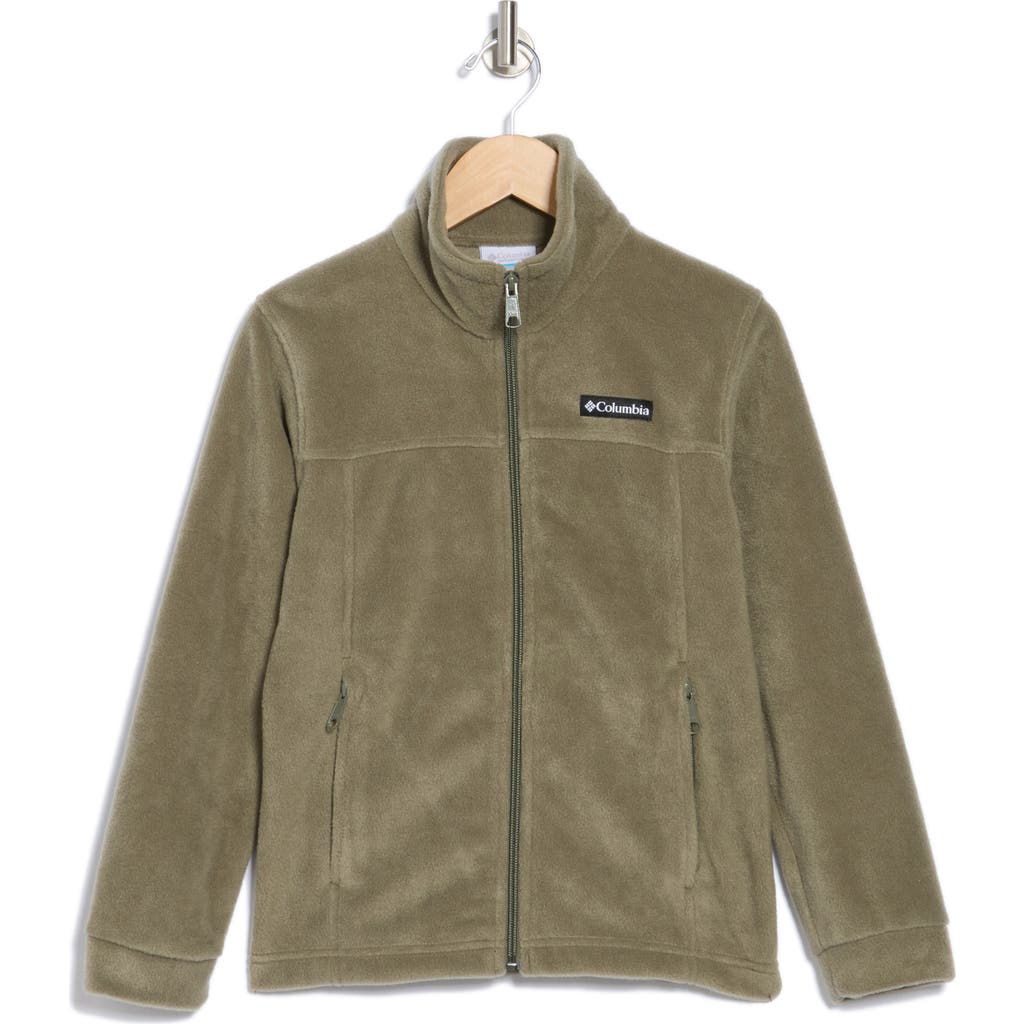 Columbia Kids' Birch Falls Fleece Jacket In Stone Green