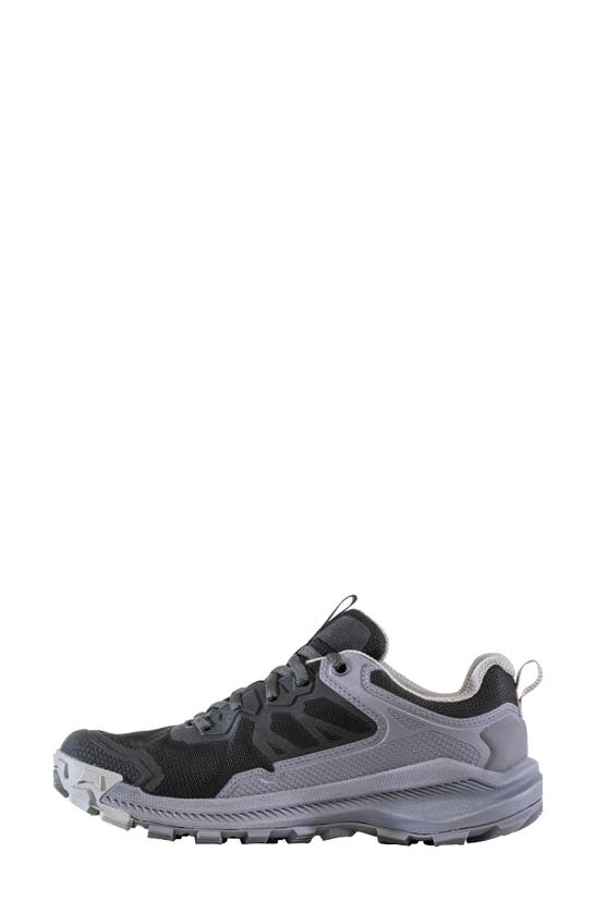 Oboz Katabatic Low Hiking Sneaker In Dark Mineral