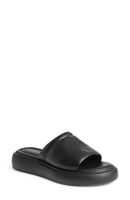 Shop Vagabond Shoemakers Blenda Platform Slide Sandal In Black