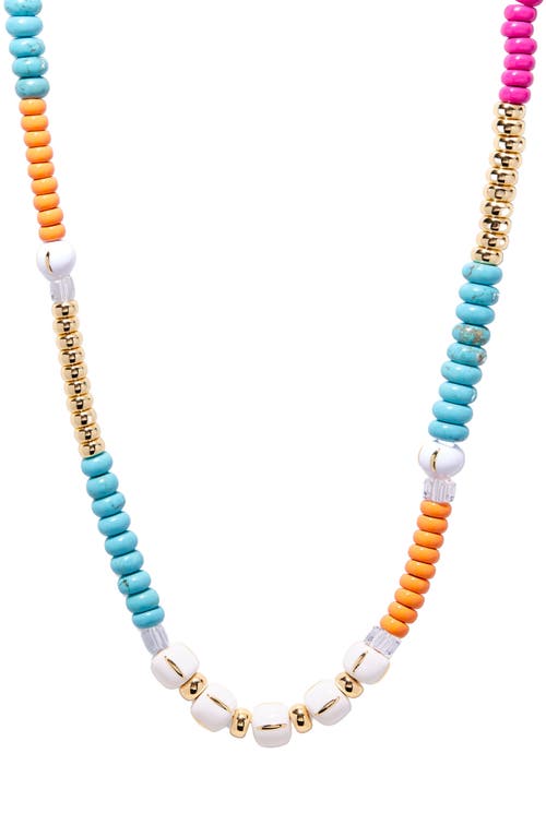 Brook & York Brook And York Paloma Beaded Necklace In Gold/multi