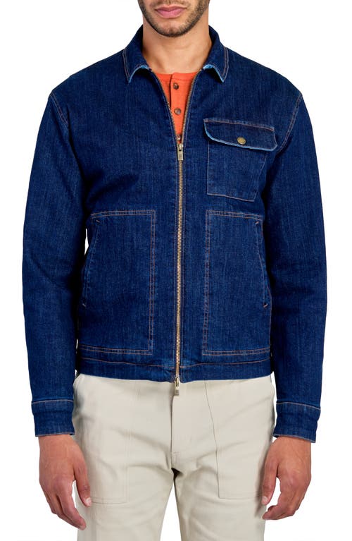 BROOKLYN BRIGADE BROOKLYN BRIGADE DENIM STRETCH UTILITY WORK JACKET 