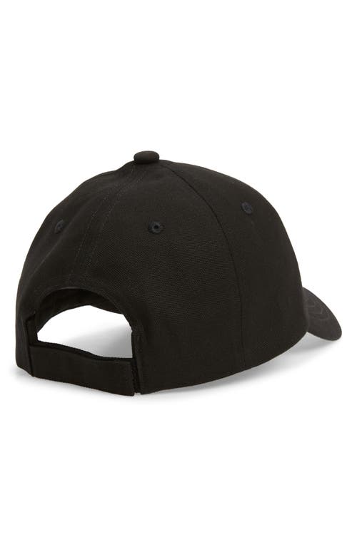 Stockholm Surfboard Club Pac Logo Embroidered Baseball Cap In Black/white