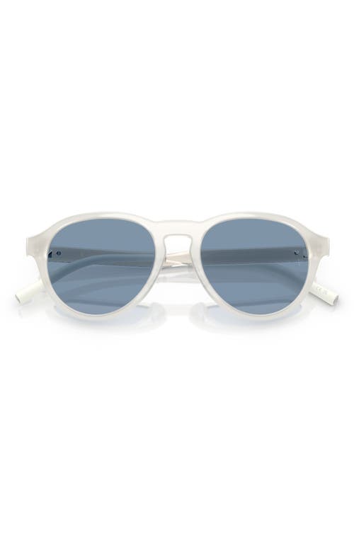 Oliver Peoples X Roger Federer 51mm Phantos Sunglasses In White