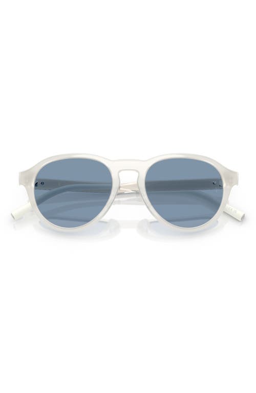 Shop Oliver Peoples X Roger Federer 51mm Phantos Sunglasses<br> In White