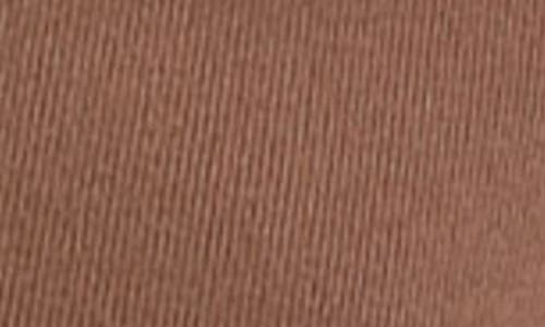 Blu Pepper Mock Neck Rib Sweater In Mocha