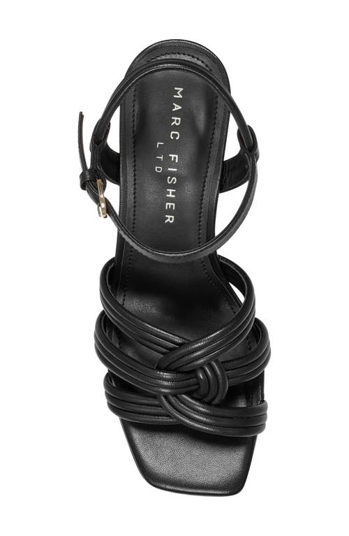 Marc Fisher Ltd Chesse Platform Sandal In Black