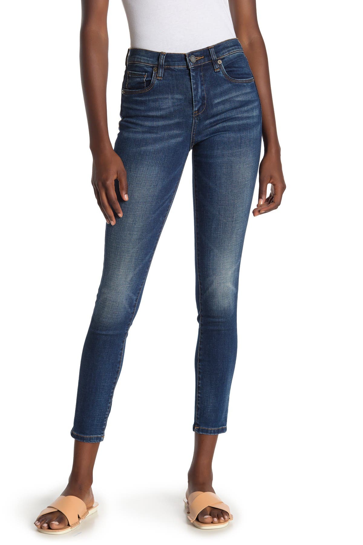 blanknyc denim high rise skinny jeans