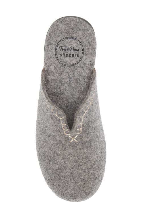 Toni Pons Cunit Wedge Clog In Grey