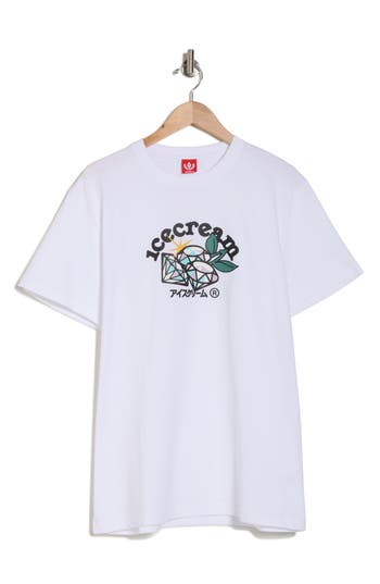 Shop Icecream Fruits Of Labor Cotton Graphic T-shirt In White
