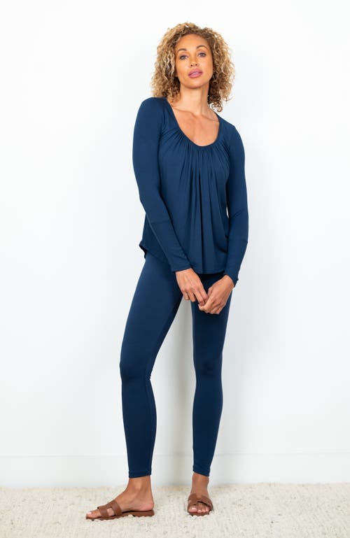 Jjwinks Ultimate Lounge & Sleep High Waist Leggings In Navy