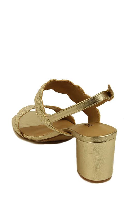 Vaneli Lettie Sandal In Beige/platino Weave Fabric
