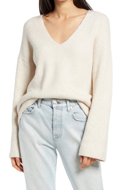 womens heather oatmeal sweater | Nordstrom