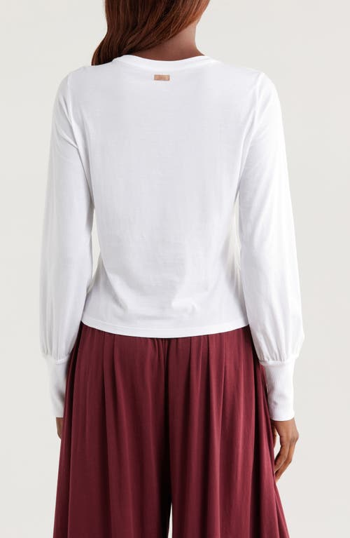 Lunya Organic Pima Cotton Lounge T-shirt In Sincere White