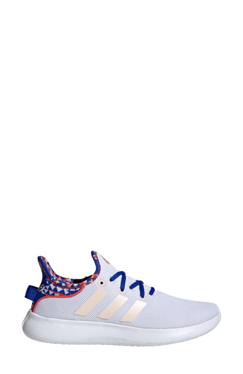 Adidas Originals Adidas Cloadfoam Pure Running Shoe In Blue/orange/ftwr White